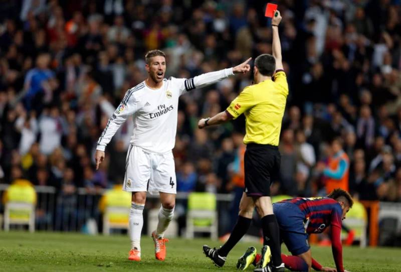 Top 5 Cầu Thủ Nhận Nhiều Thẻ Đỏ Nhất Lịch Sử Bóng Đá 2 Sergio Ramos